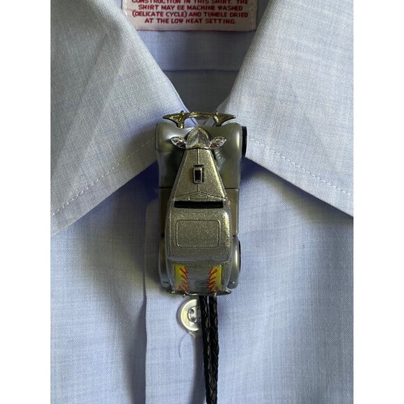 vintage upcycled 1979 hot wheels hot rod flame streetwear bolo tie - Picture 3 of 6